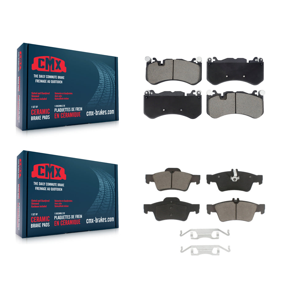 Front Rear Ceramic Brake Pads Kit For Mercedes-Benz SL63 AMG E63 SL65 KCX-100664