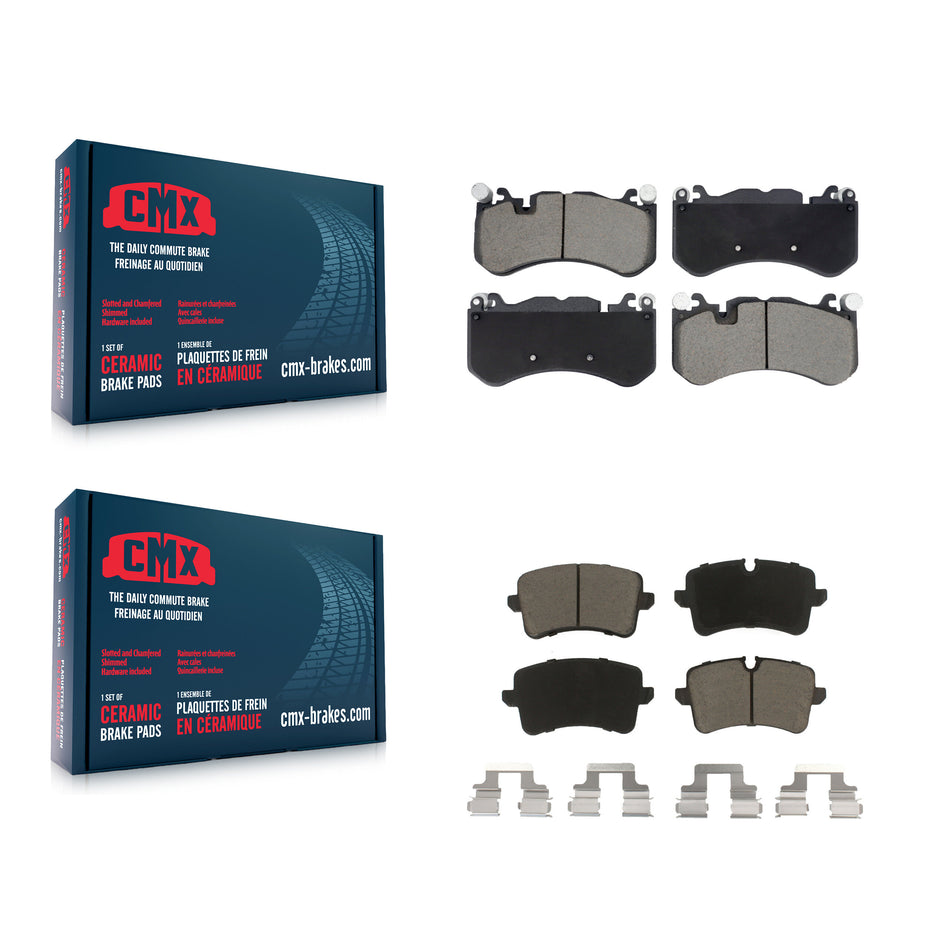 Front Rear Ceramic Brake Pads Kit For Audi RS7 With Cast Iron Disc KCX-100666