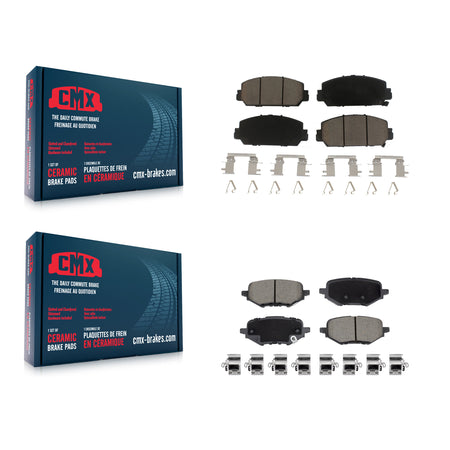 Front Rear Ceramic Brake Pads Kit For Honda HR-V Clarity KCX-100668