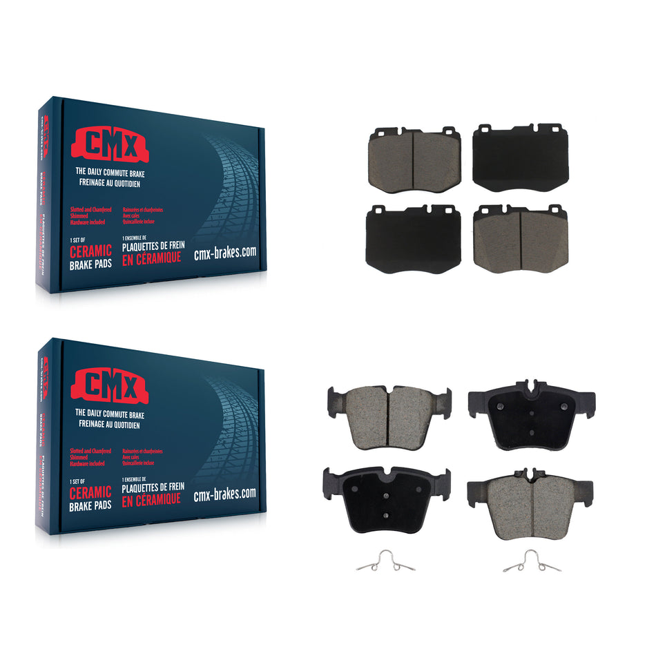 Front Rear Ceramic Brake Pads Kit For Mercedes-Benz GLC300 Without Sport Package KCX-100670