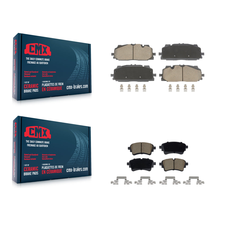 Front Rear Ceramic Brake Pads Kit For Audi S5 SQ5 Sportback S4 A6 Quattro A7 allroad KCX-100673