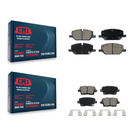 Front Rear Ceramic Brake Pads Kit For Buick Envision Cadillac XT4 KCX-100683