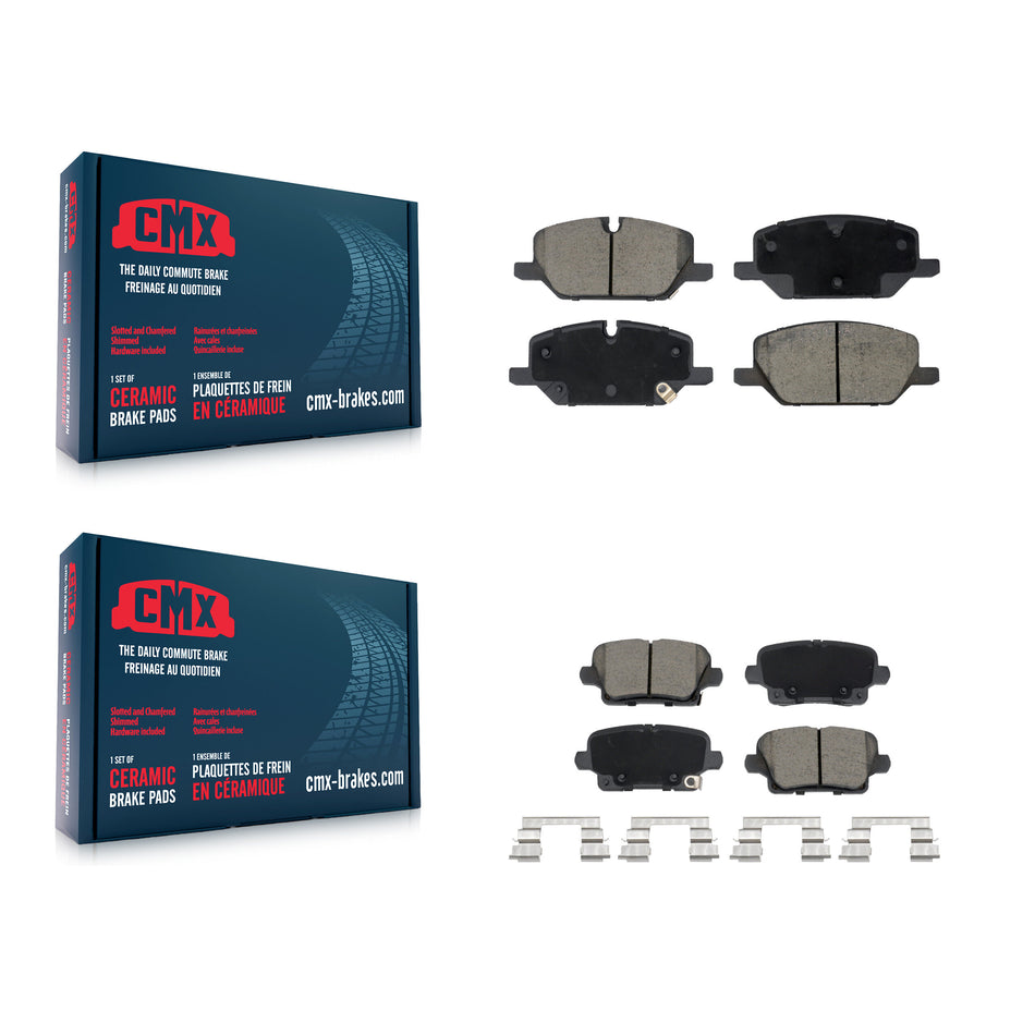 Front Rear Ceramic Brake Pads Kit For Buick Envision Cadillac XT4 KCX-100683