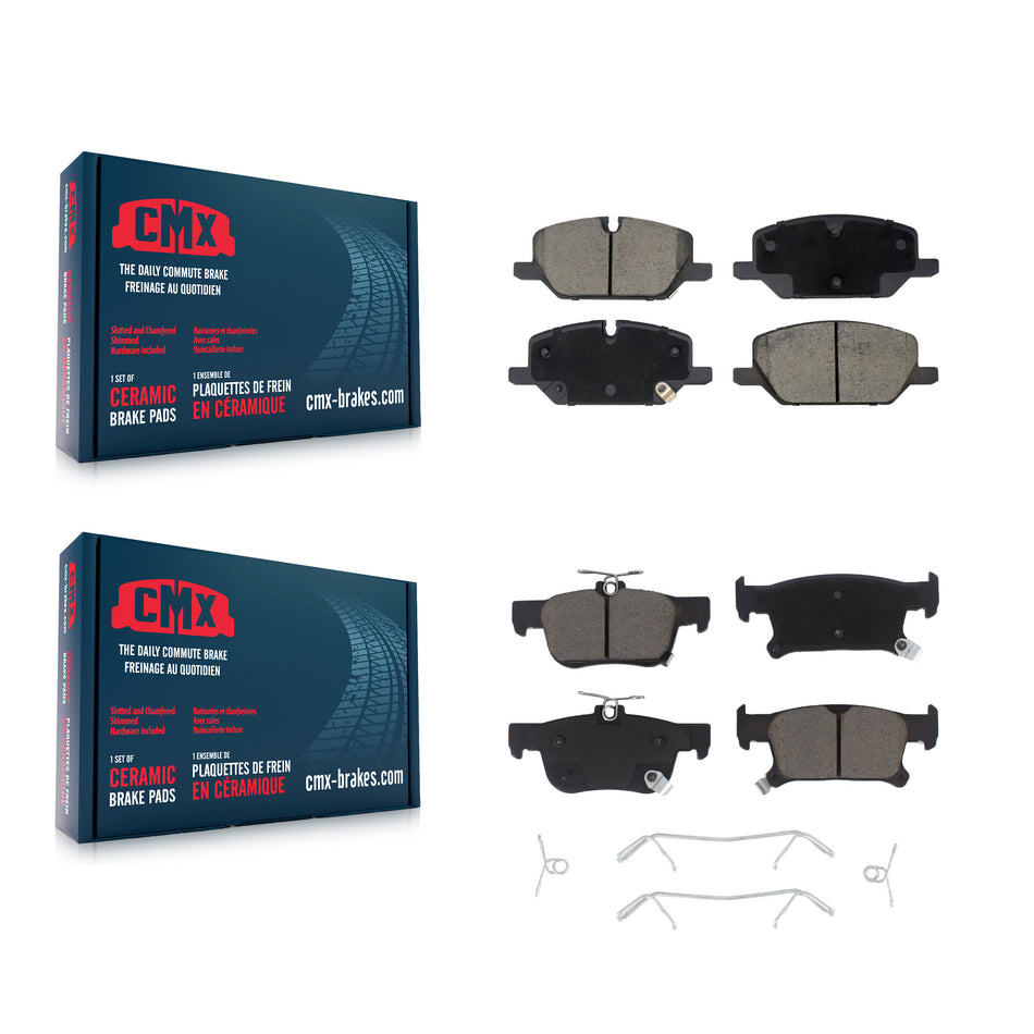 Front Rear Ceramic Brake Pads Kit For 2020 Buick Envision From Chassis  VIN # LS723983 KCX-100684