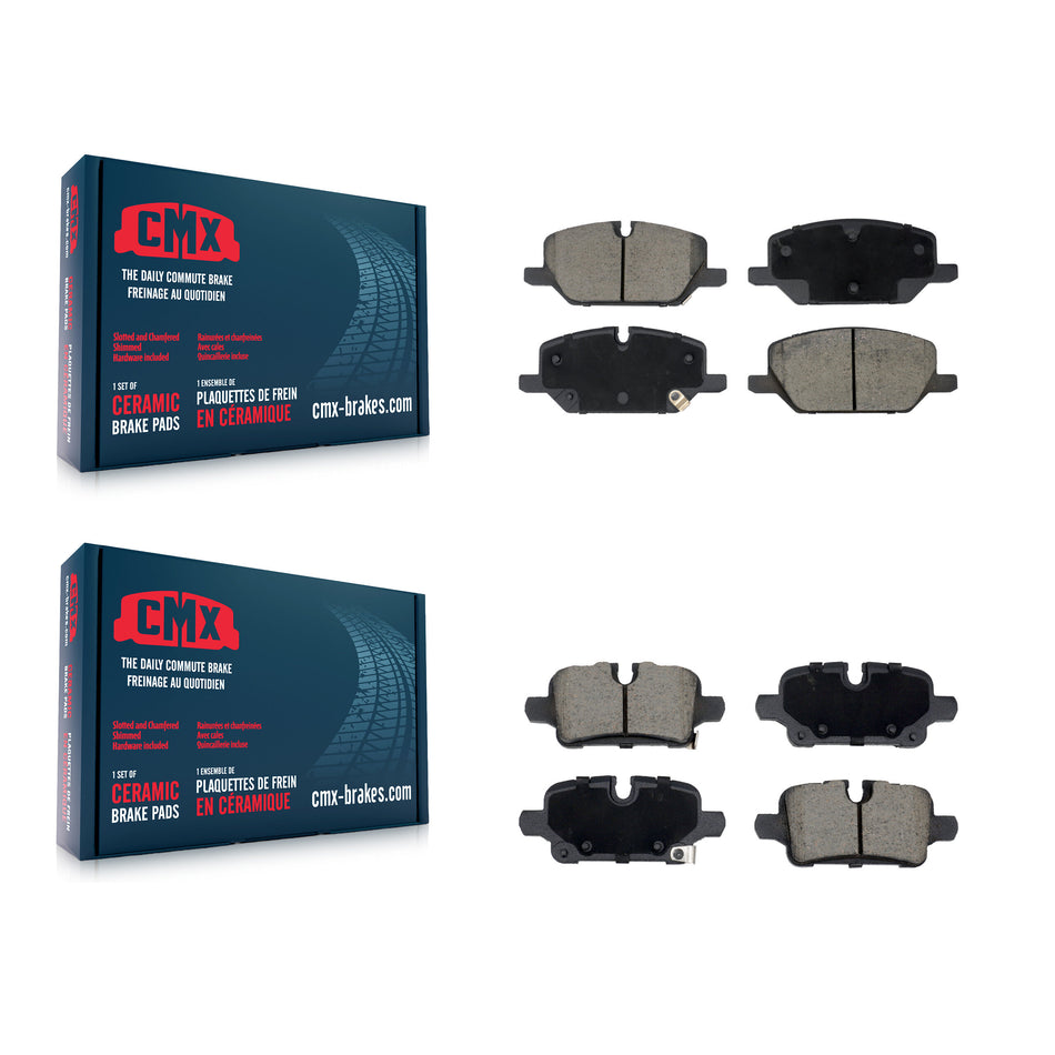 Front Rear Ceramic Brake Pads Kit For GMC Terrain Chevrolet Equinox KCX-100686