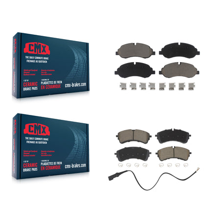 Front Rear Ceramic Brake Pads Kit For Ford Transit-250 Transit-150 Transit-350 HD KCX-100715