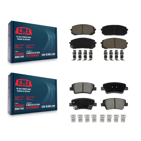 Front Rear Ceramic Brake Pads Kit For Hyundai Elantra With Manual Parking KCX-100719
