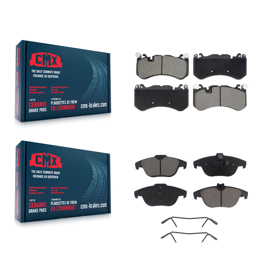 Front Rear Ceramic Brake Pads Kit For 2011 Mercedes-Benz C63 AMG KCX-100724