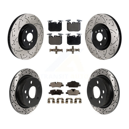 Front Rear Disc Brake Rotors And Ceramic Pads Kit (6Pc) For Mini Cooper KDT-102100
