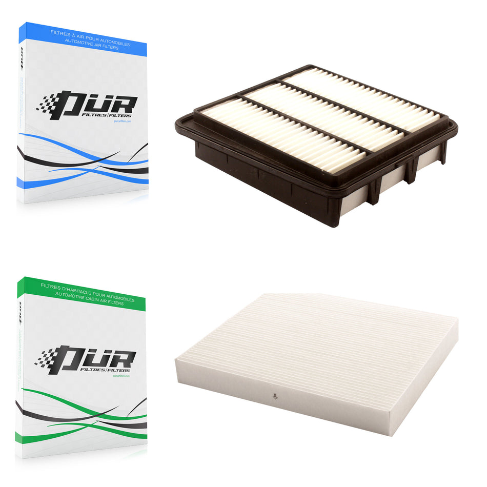 1x Air + 1x Cabin Filter (2 Total) Kit For Hyundai Sonata Azera KFL-100005