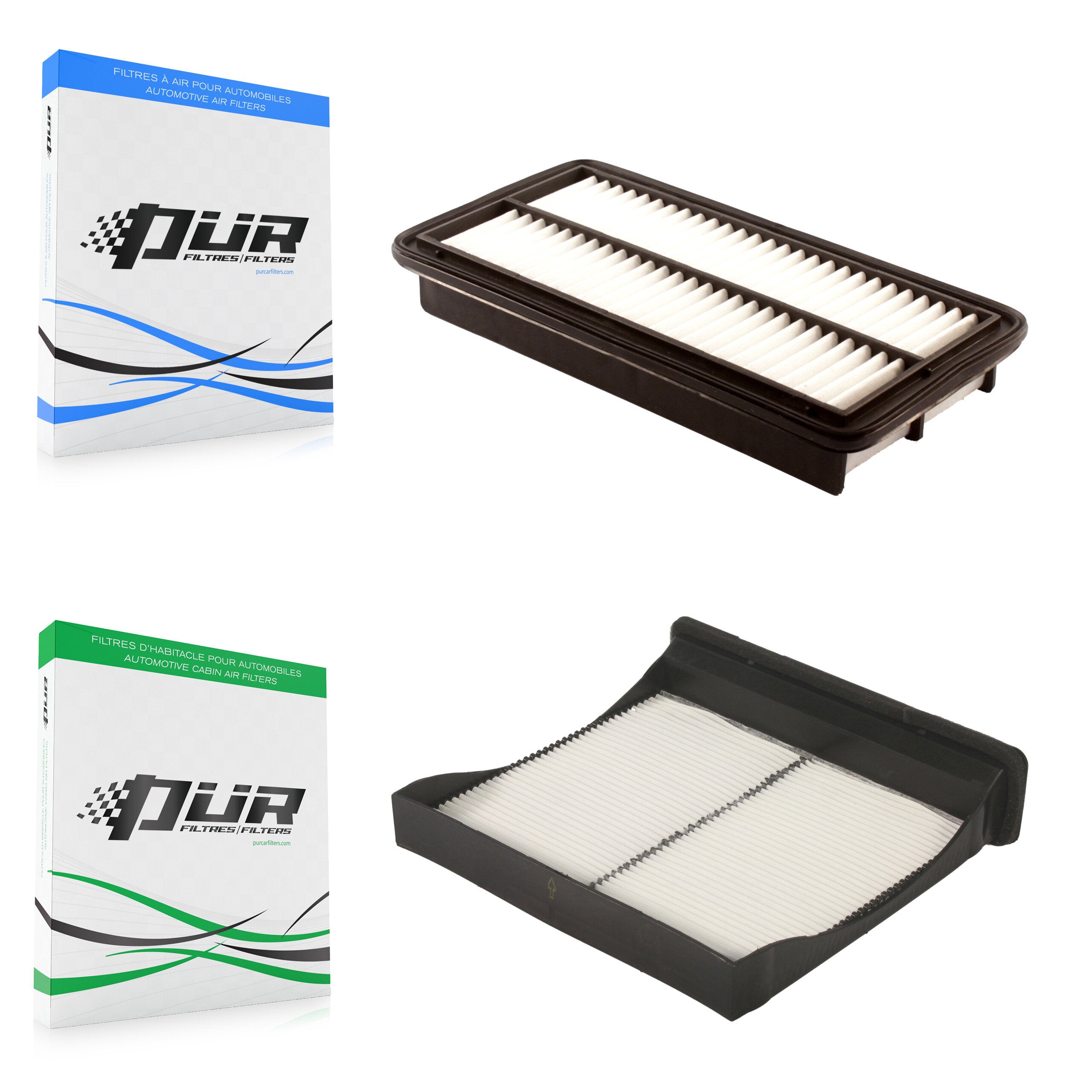 1x Air + 1x Cabin Filter (2 Total) Kit For Subaru XV Crosstrek KFL-100011