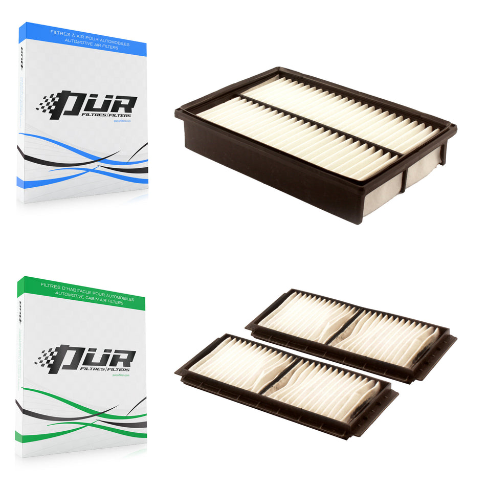 1x Air + 1x Cabin Filter (2 Total) Kit For Mazda 3 Sport KFL-100013