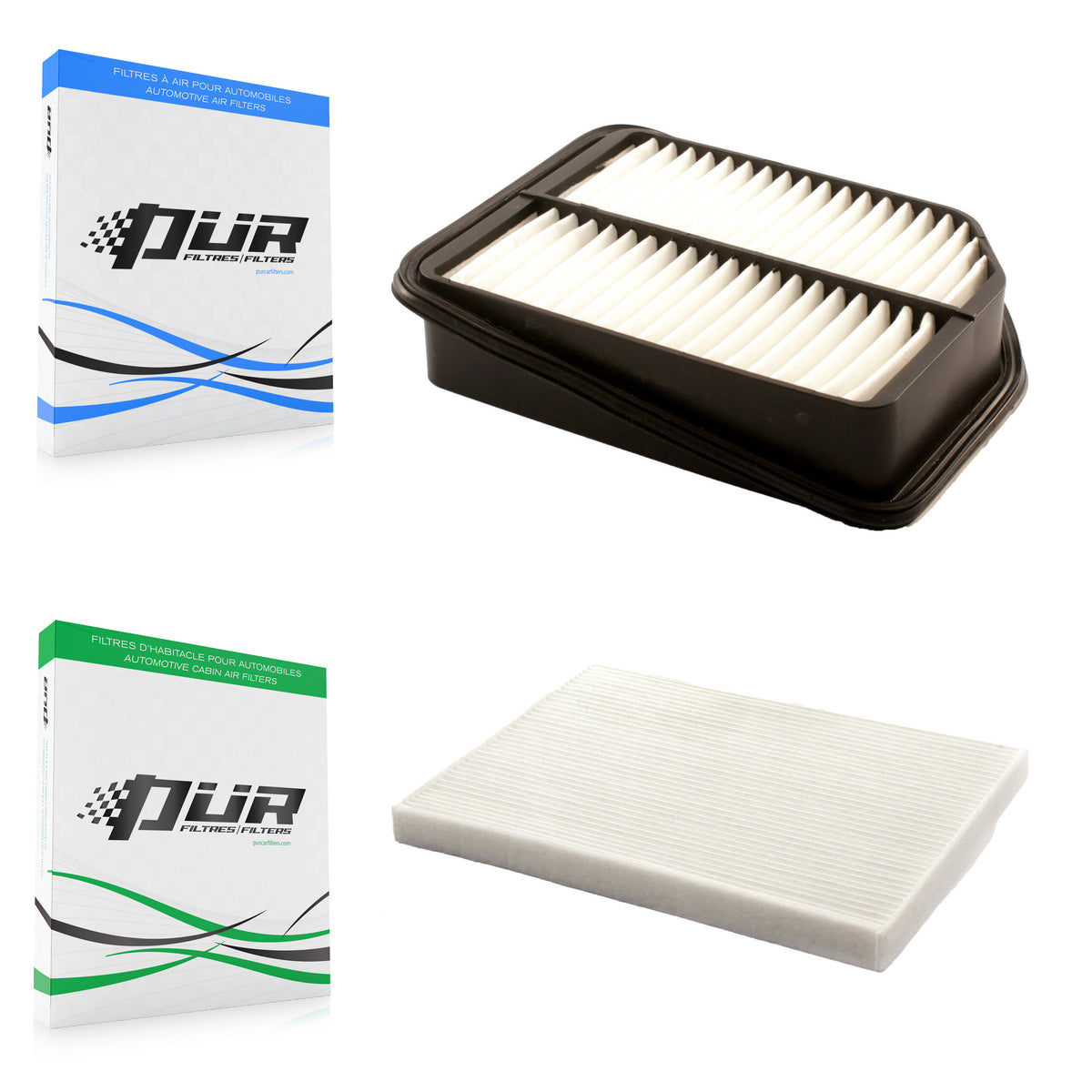 1x Air + 1x Cabin Filter (2 Total) Kit For 2006-2008 Suzuki Grand Vitara KFL-100037