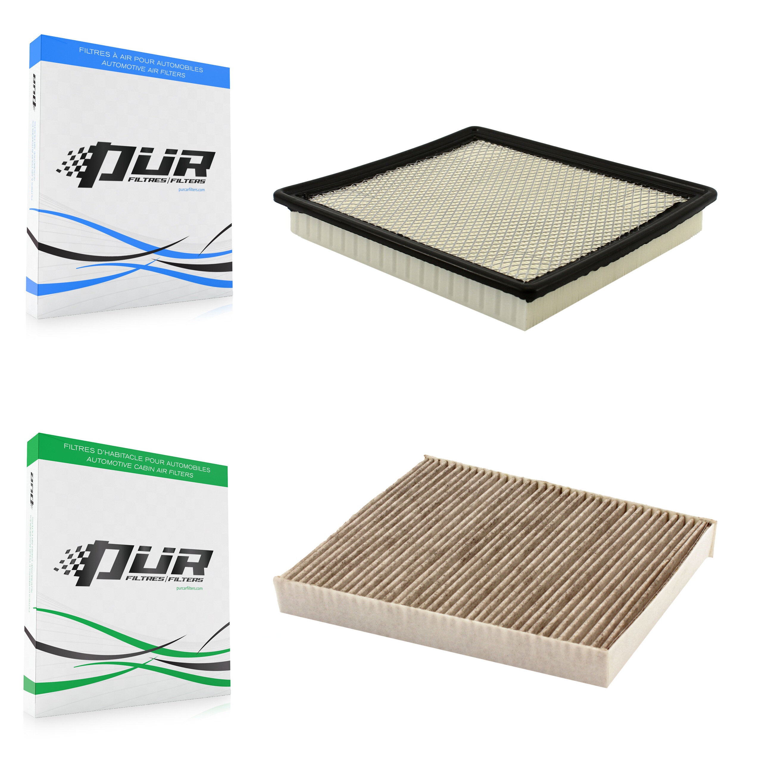 1x Air + 1x Cabin Filter (2 Total) Kit For Chevrolet Impala Cadillac XTS KFL-100043