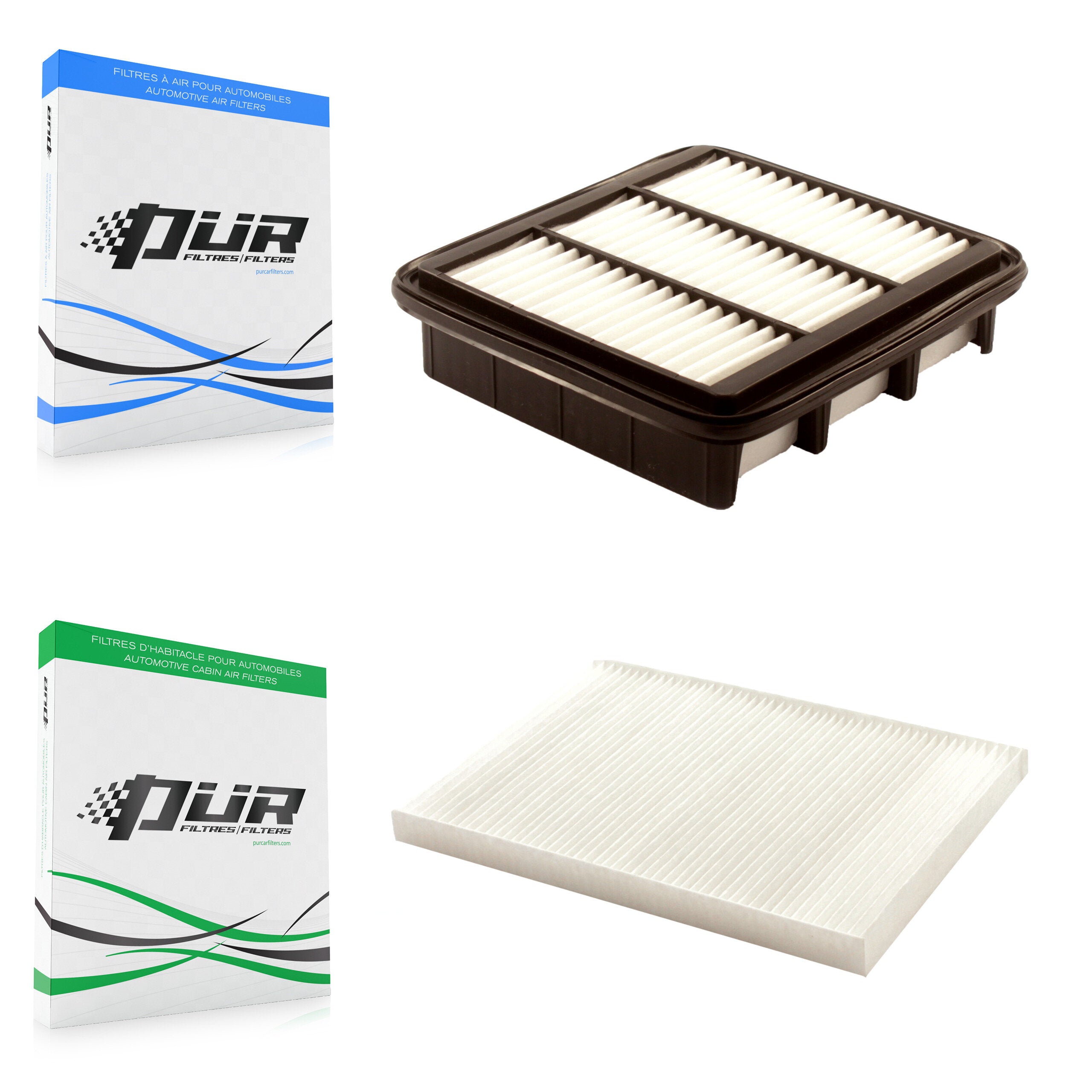 1x Air + 1x Cabin Filter (2 Total) Kit For Hyundai Elantra KFL-100048