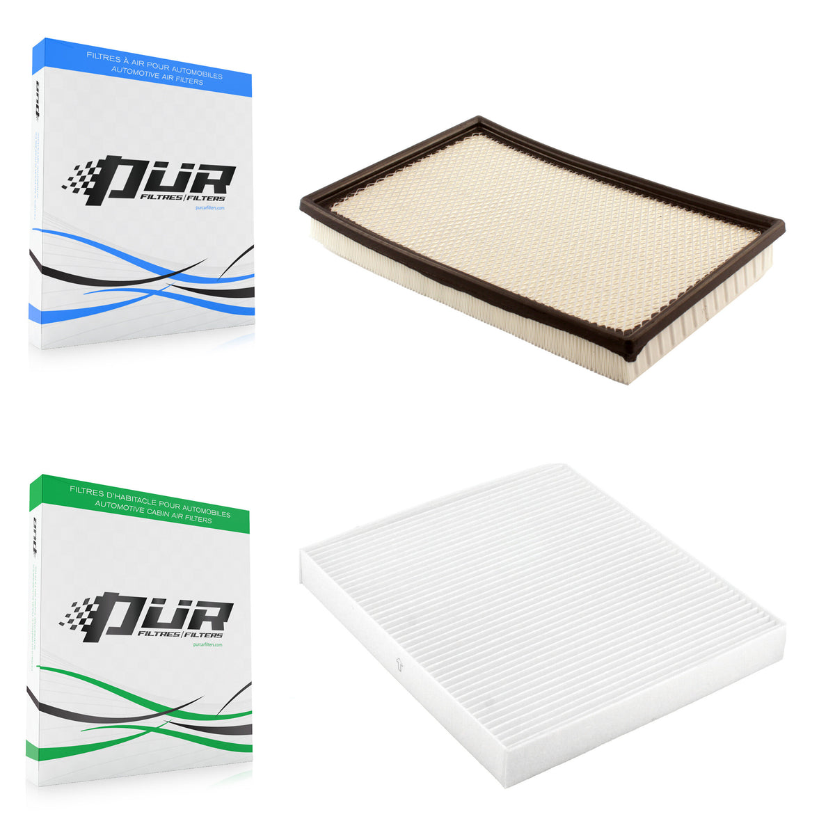 1x Air + 1x Cabin Filter (2 Total) Kit For Ram 1500 Dodge 2500 3500 KFL-100051