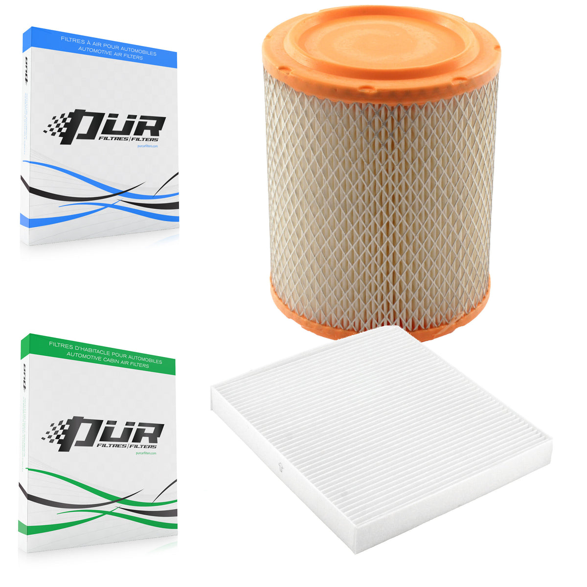 1x Air + 1x Cabin Filter (2 Total) Kit For Jeep Patriot Compass Dodge Caliber KFL-100054