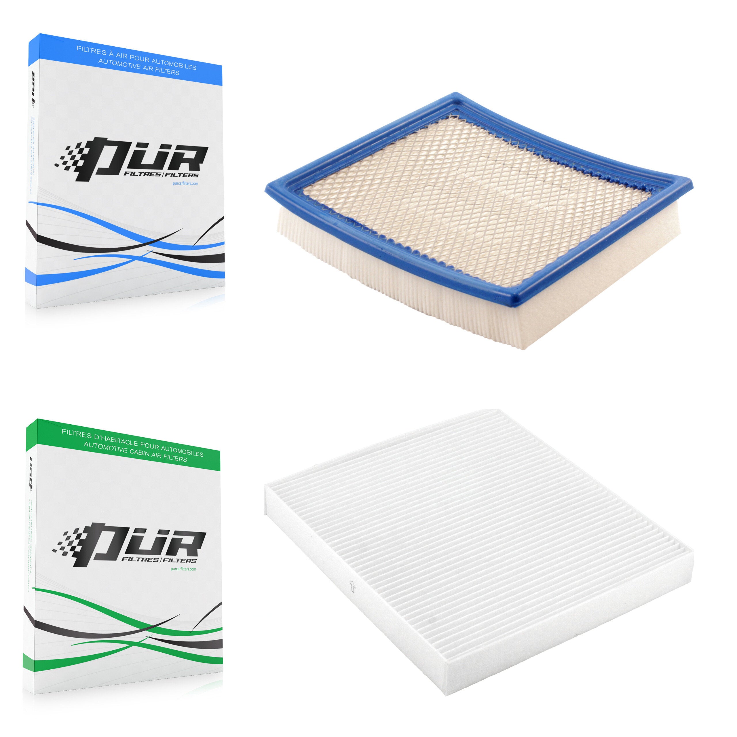 1x Air + 1x Cabin Filter (2 Total) Kit For Chrysler 200 Dodge Avenger Sebring 2.4L KFL-100058
