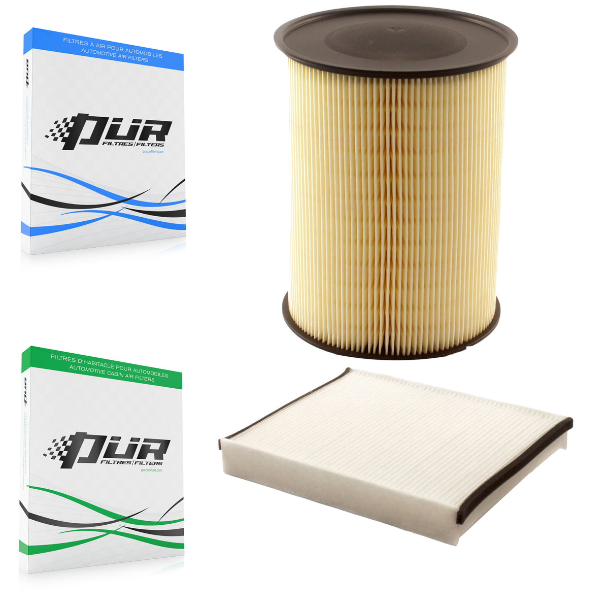1x Air + 1x Cabin Filter (2 Total) Kit For Ford Escape Focus Lincoln MKC Transit Connect KFL-100071