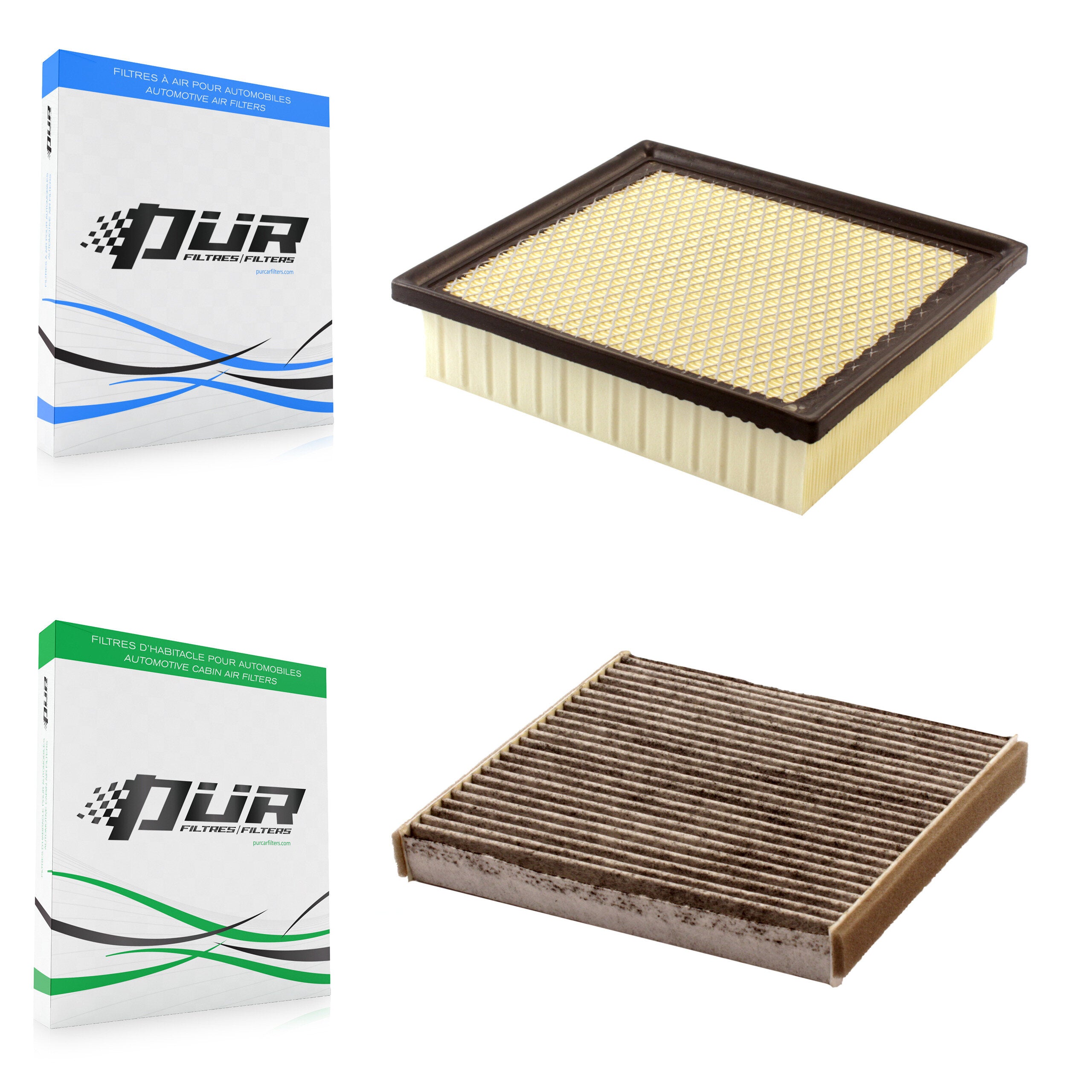 1x Air + 1x Cabin Filter (2 Total) Kit For Toyota Sienna Lexus Camry Highlander RX350 KFL-100109