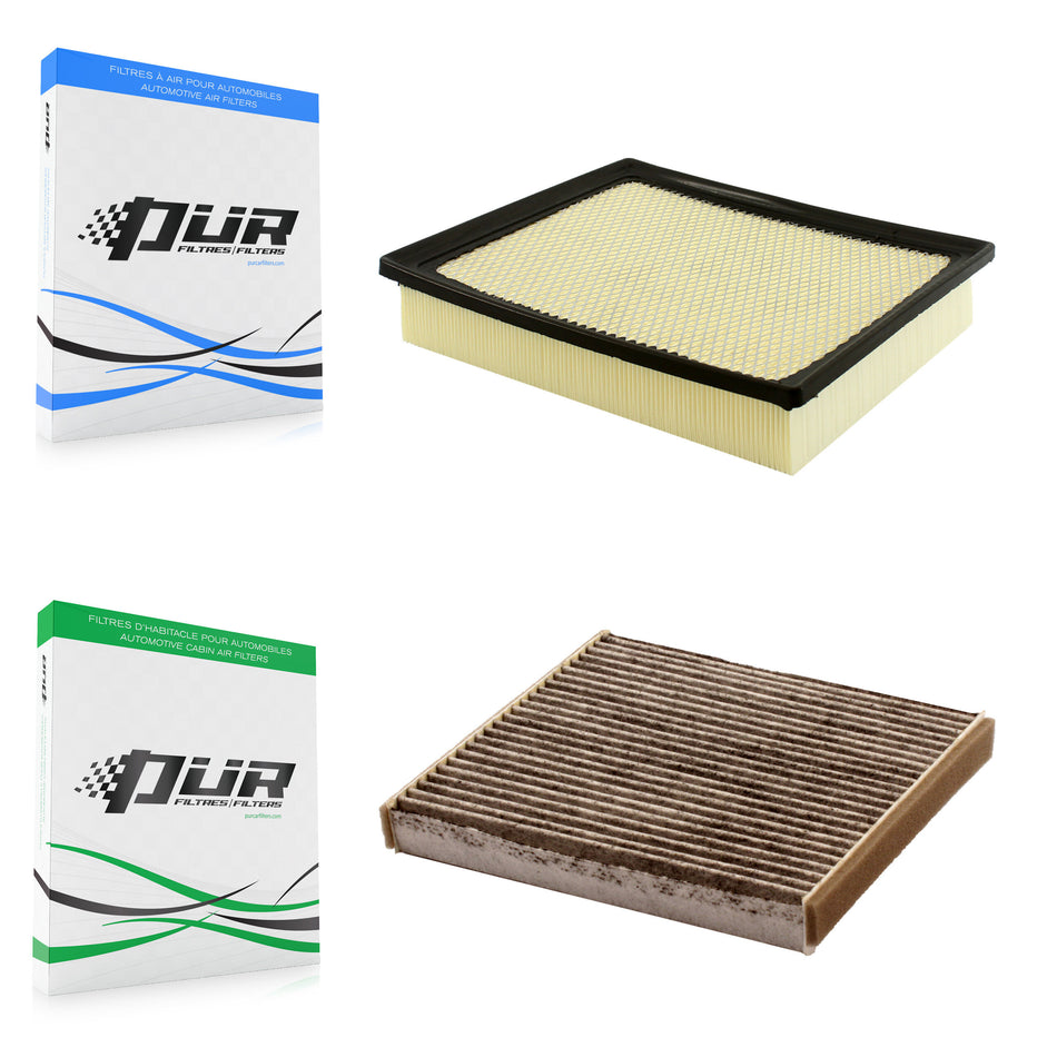 1x Air + 1x Cabin Filter (2 Total) Kit For Toyota Tundra Sequoia KFL-100111