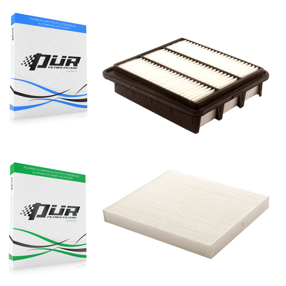 1x Air + 1x Cabin Filter (2 Total) Kit For Hyundai Sonata Azera KFL-100113