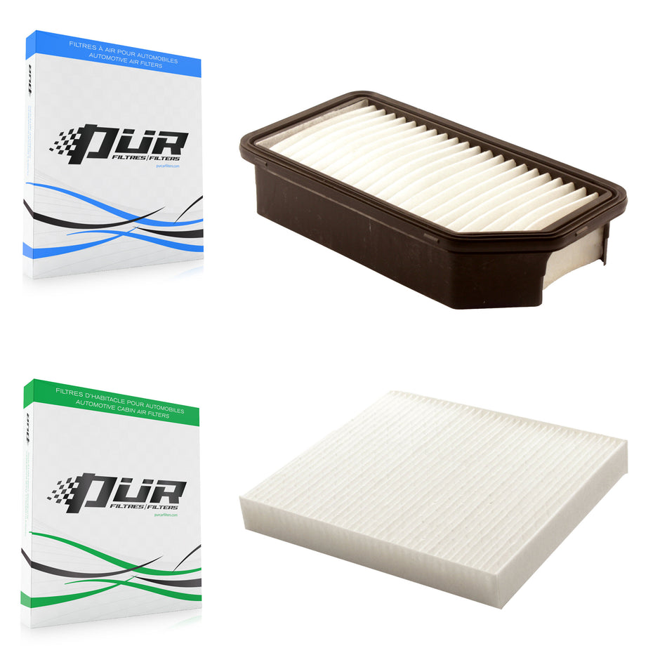 1x Air + 1x Cabin Filter (2 Total) Kit For 2010-2011 Kia Soul KFL-100124