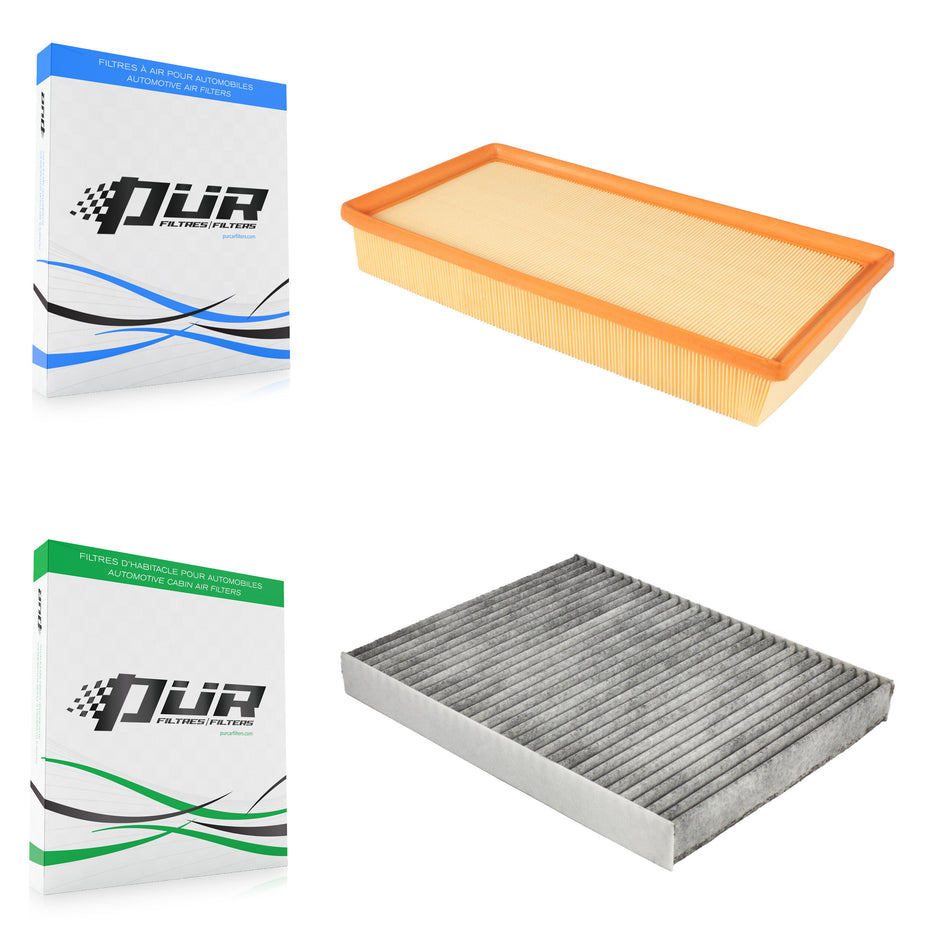 1x Air + 1x Cabin Filter (2 Total) Kit For Porsche Cayenne Volkswagen Touareg Audi Q7 KFL-100126