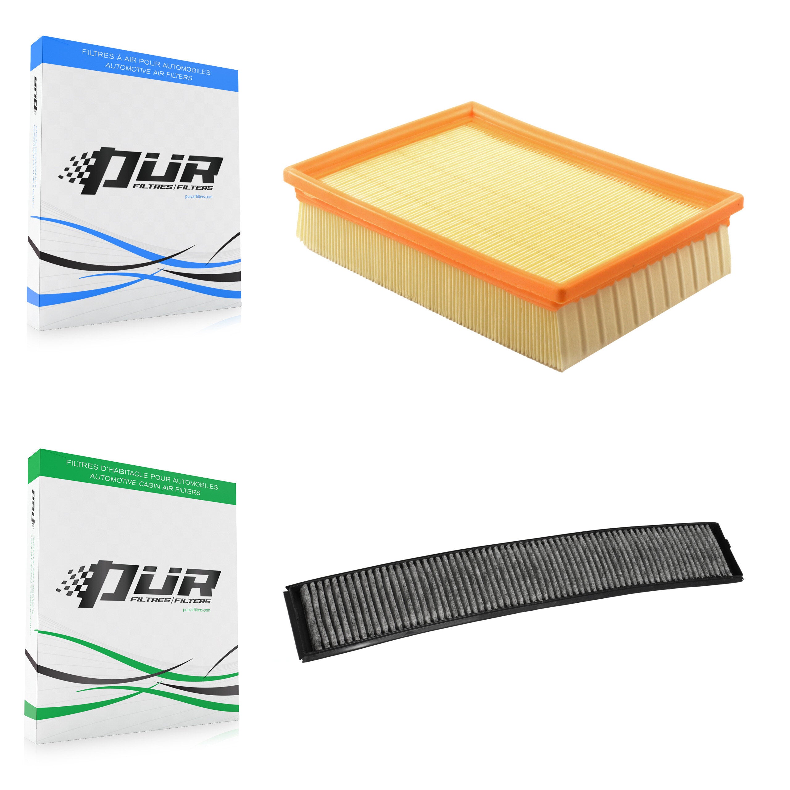 1x Air + 1x Cabin Filter (2 Total) Kit For BMW X3 325i 330Ci 325Ci M3 Z3 330i 320i 325xi KFL-100127