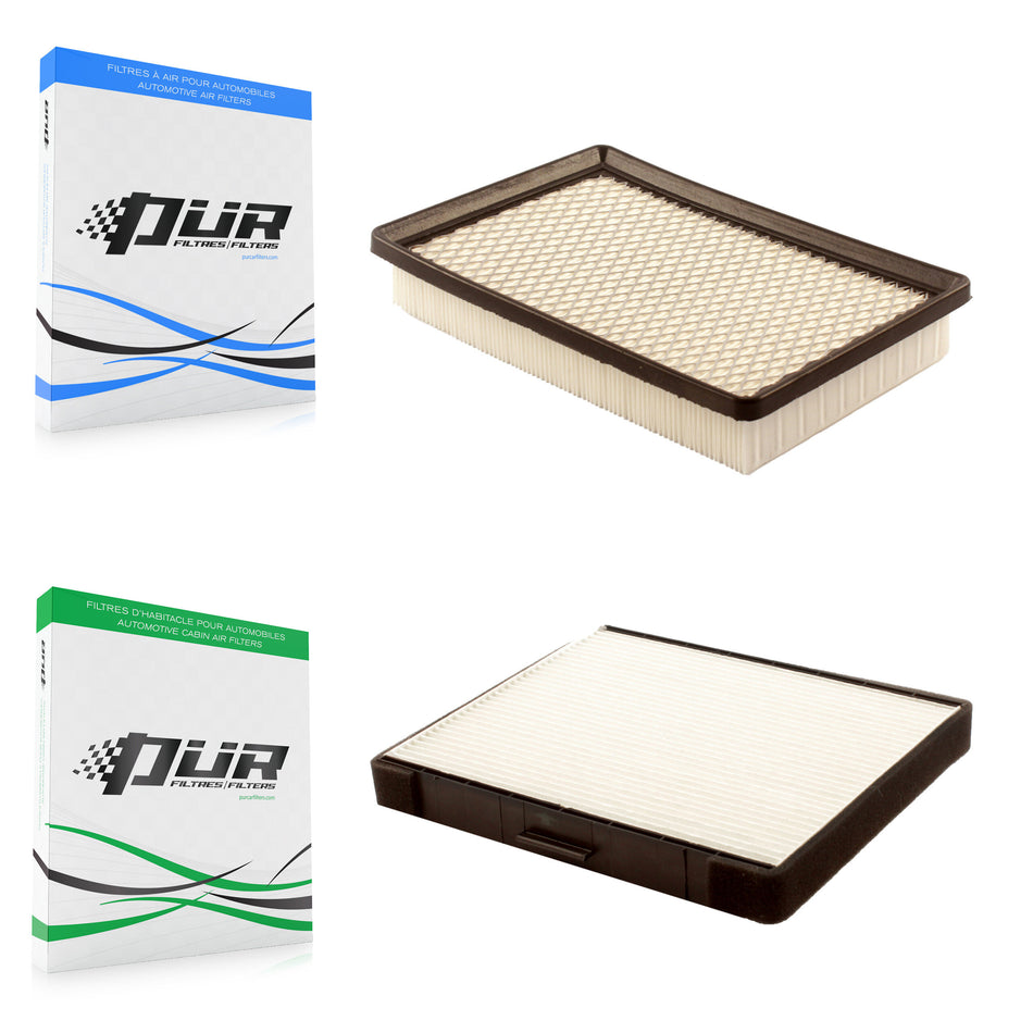 1x Air + 1x Cabin Filter (2 Total) Kit For Hyundai Elantra Tiburon KFL-100143