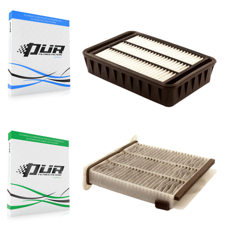 1x Air + 1x Cabin Filter (2 Total) Kit For 2008 Mitsubishi Outlander Lancer KFL-100150