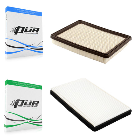 1x Air + 1x Cabin Filter (2 Total) Kit For Buick LaCrosse Chevrolet Pontiac Grand Prix KFL-100157
