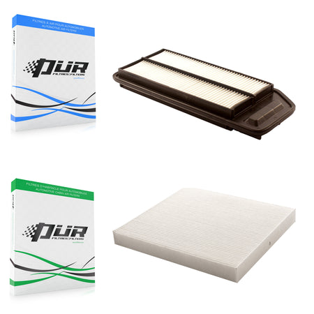 1x Air + 1x Cabin Filter (2 Total) Kit For Honda Accord Acura TSX KFL-100177