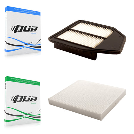 1x Air + 1x Cabin Filter (2 Total) Kit For Honda Accord Crosstour 2.4L KFL-100181