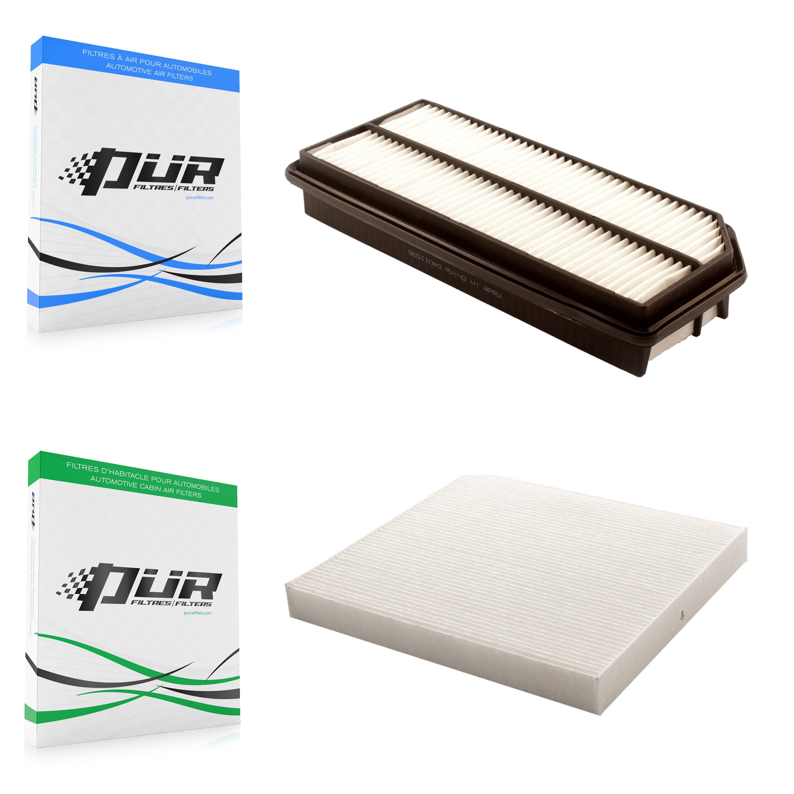 1x Air + 1x Cabin Filter (2 Total) Kit For 2007-2008 Acura TL KFL-100194