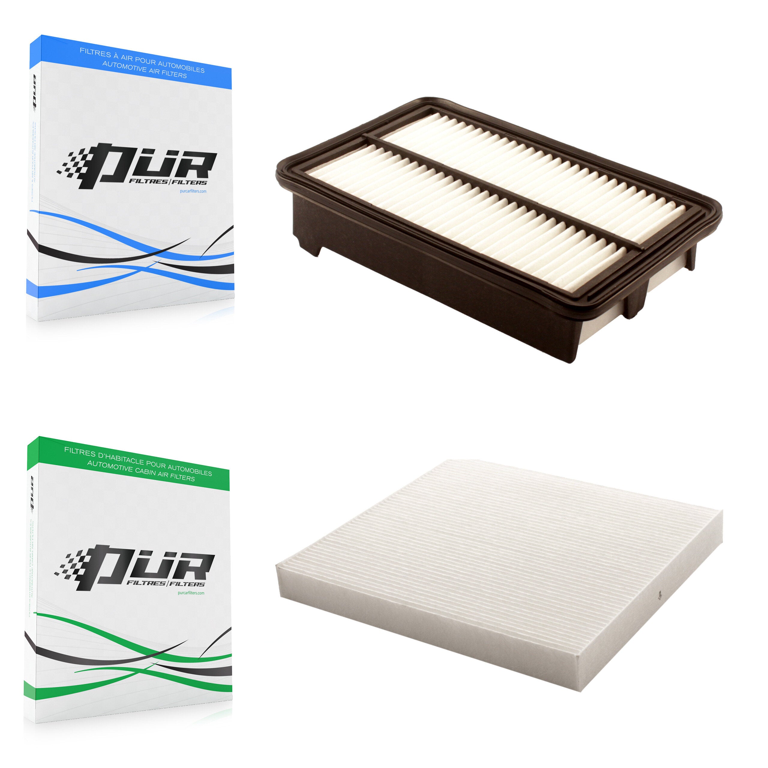 1x Air + 1x Cabin Filter (2 Total) Kit For Honda Civic Acura ILX 2.4L KFL-100196