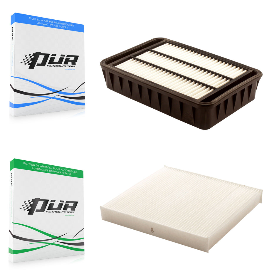 1x Air + 1x Cabin Filter (2 Total) Kit For Mitsubishi Lancer Outlander Sport RVR KFL-100228