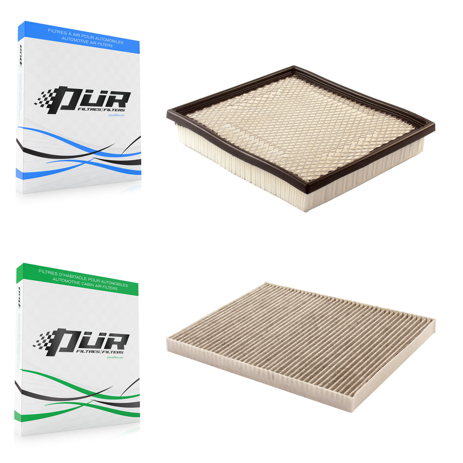 1x Air + 1x Cabin Filter (2 Total) Kit For Dodge Grand Caravan Chrysler Town & Country KFL-100235