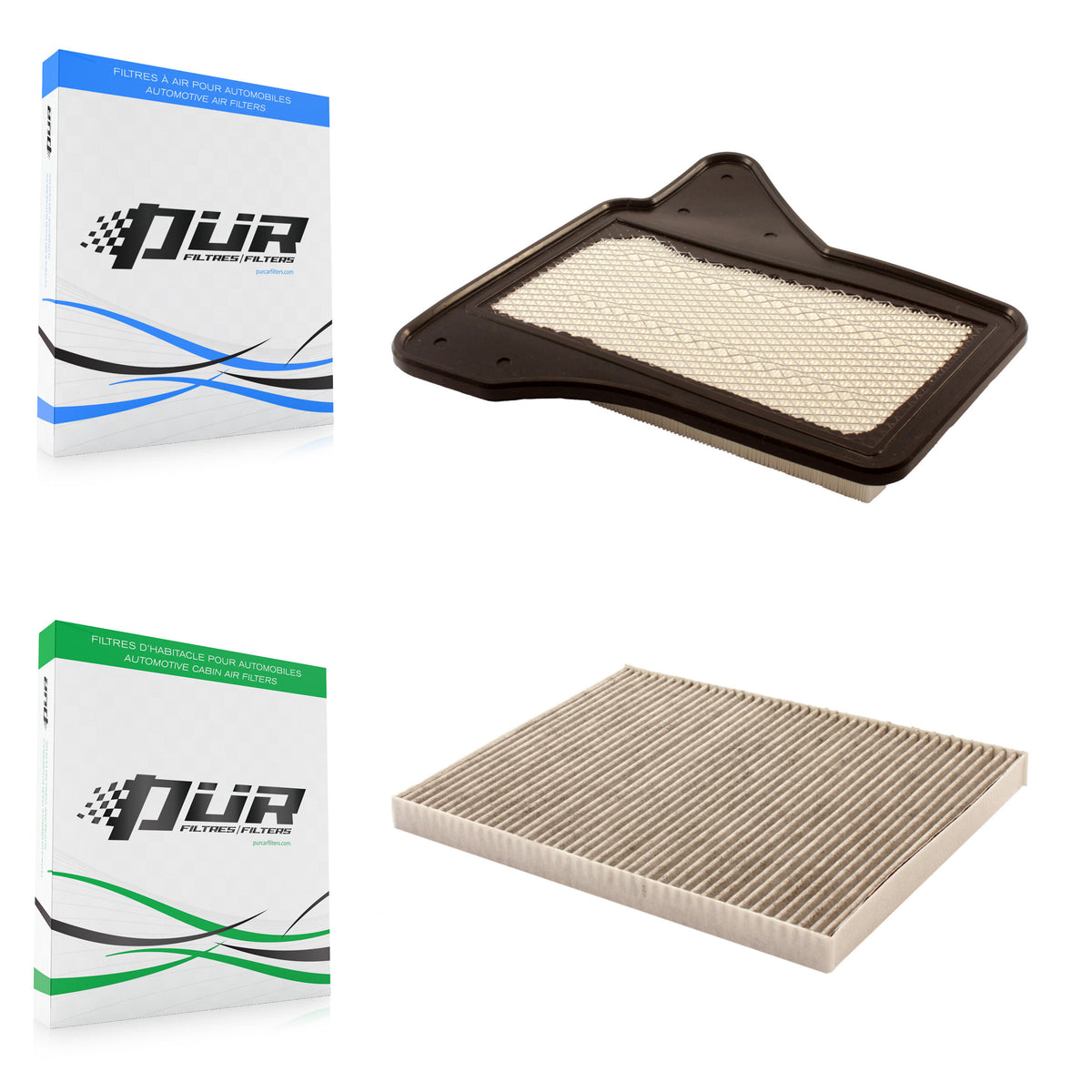 1x Air + 1x Cabin Filter (2 Total) Kit For 2004-2008 Chrysler Pacifica KFL-100236