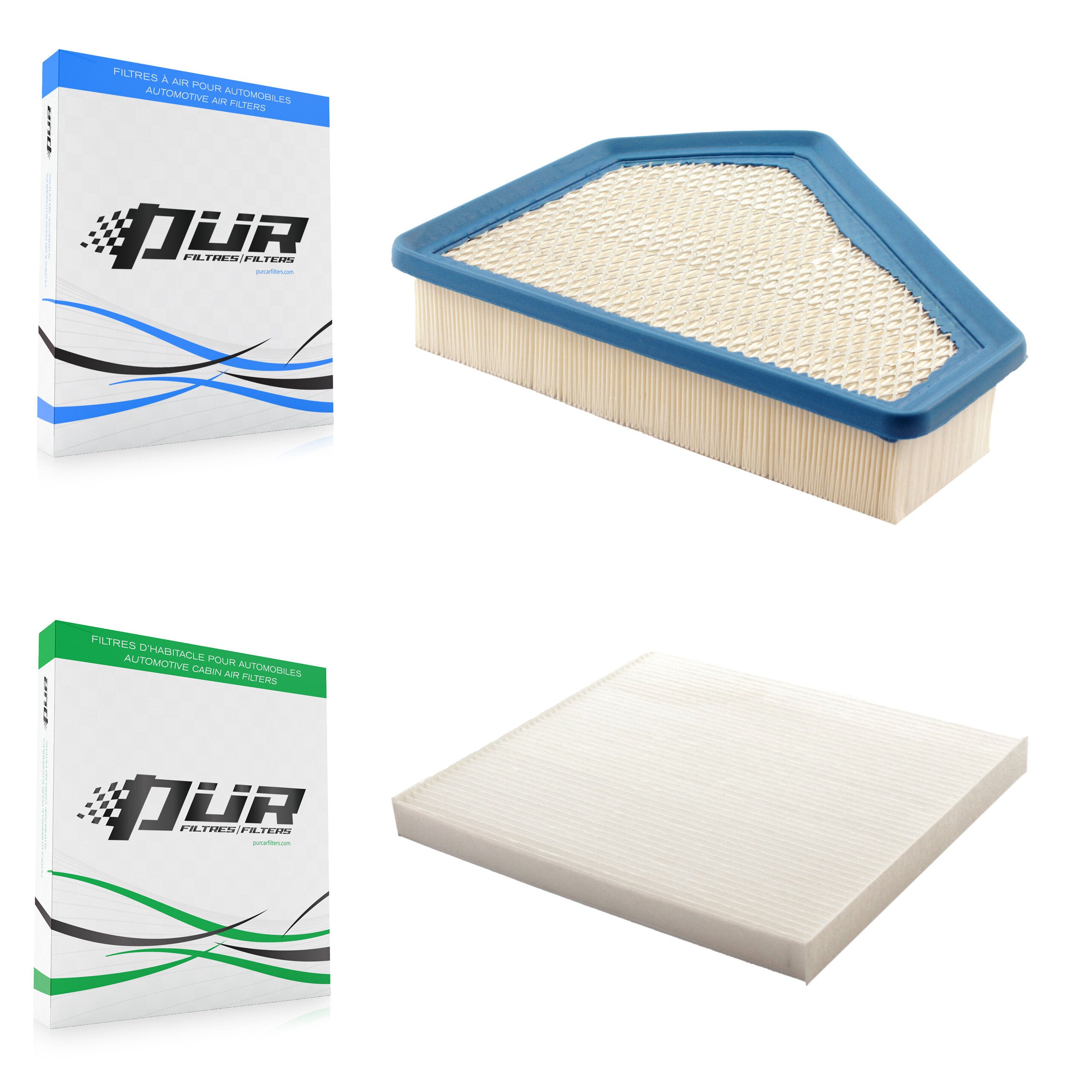 1x Air + 1x Cabin Filter (2 Total) Kit For Cadillac CTS KFL-100239
