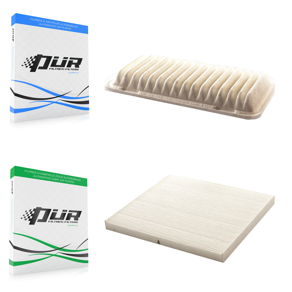 1x Air + 1x Cabin Filter (2 Total) Kit For 2003-2008 Toyota Corolla Matrix KFL-100249