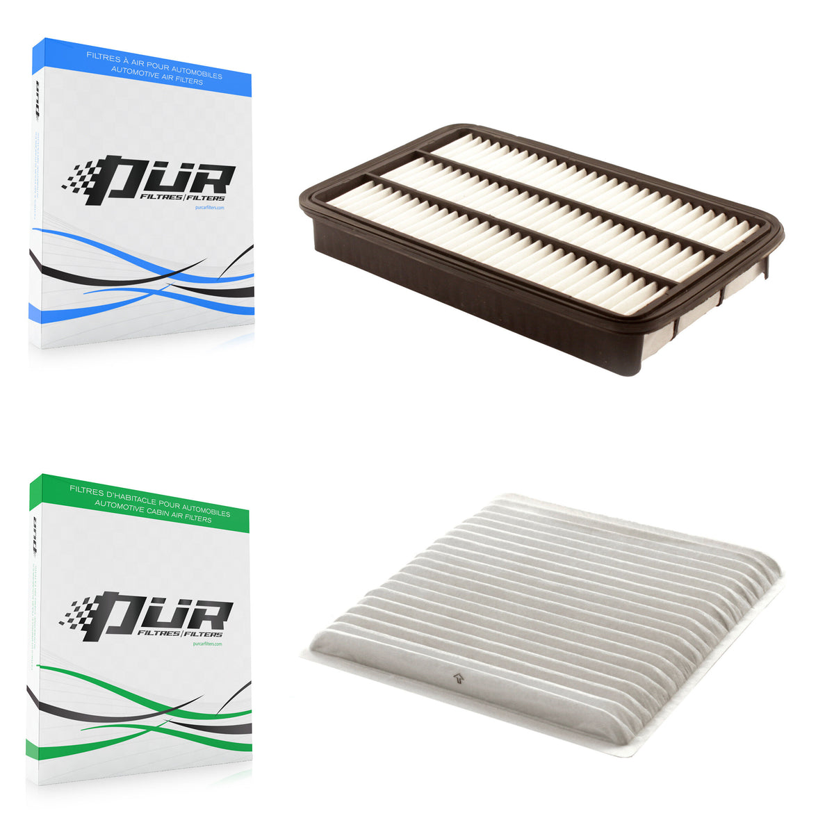 1x Air + 1x Cabin Filter (2 Total) Kit For 2003 Toyota Sienna KFL-100252