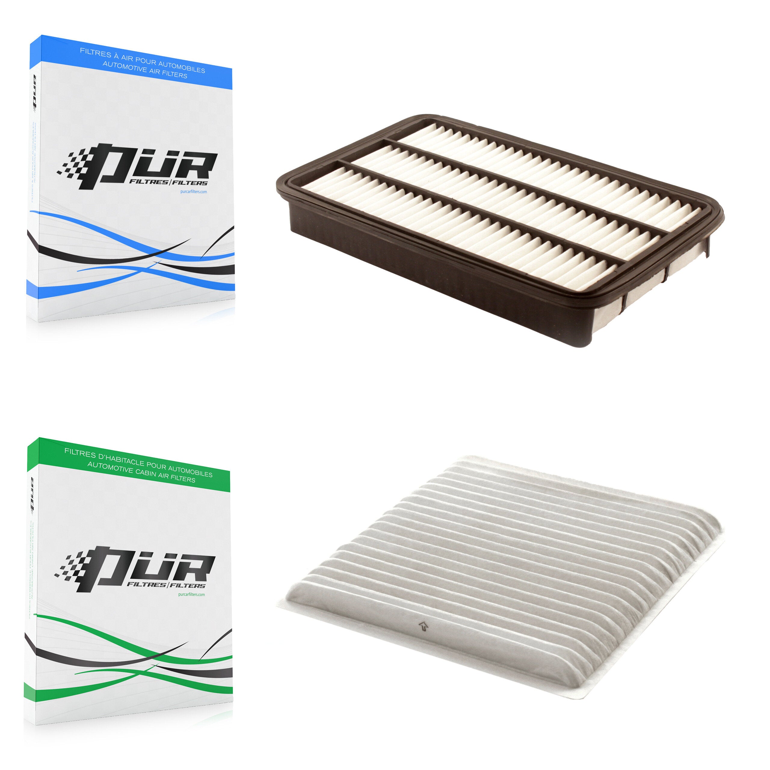 1x Air + 1x Cabin Filter (2 Total) Kit For 2003 Toyota Sienna KFL-100252