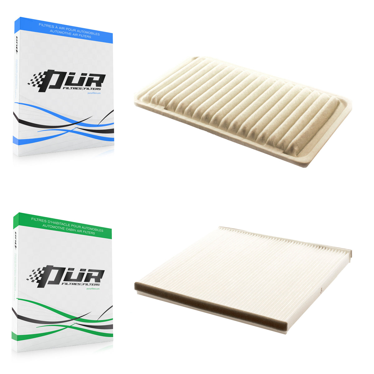 1x Air + 1x Cabin Filter (2 Total) Kit For Toyota Sienna Camry Lexus RX350 Solara ES330 KFL-100275