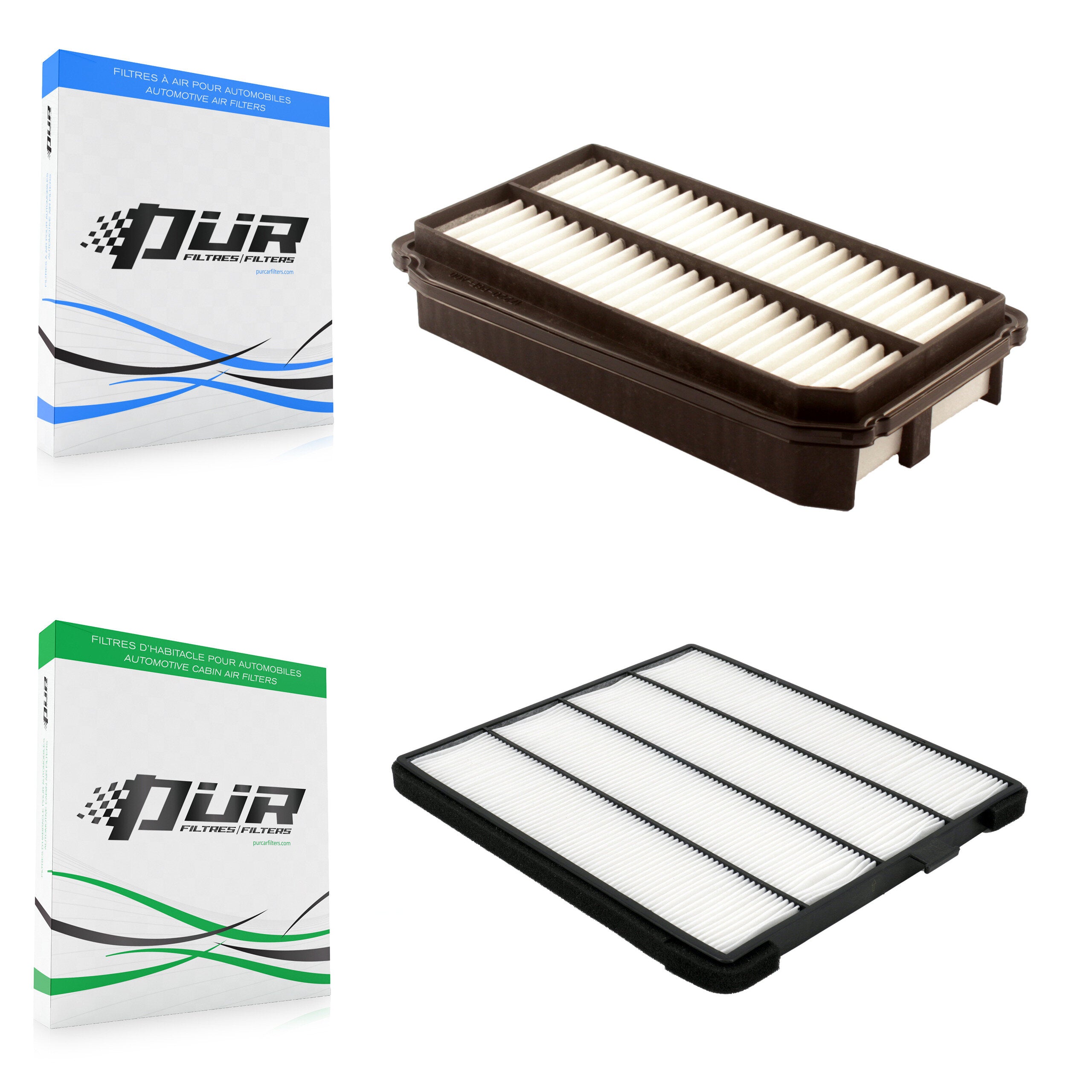 1x Air + 1x Cabin Filter (2 Total) Kit For 1999-2001 Honda Odyssey KFL-100278