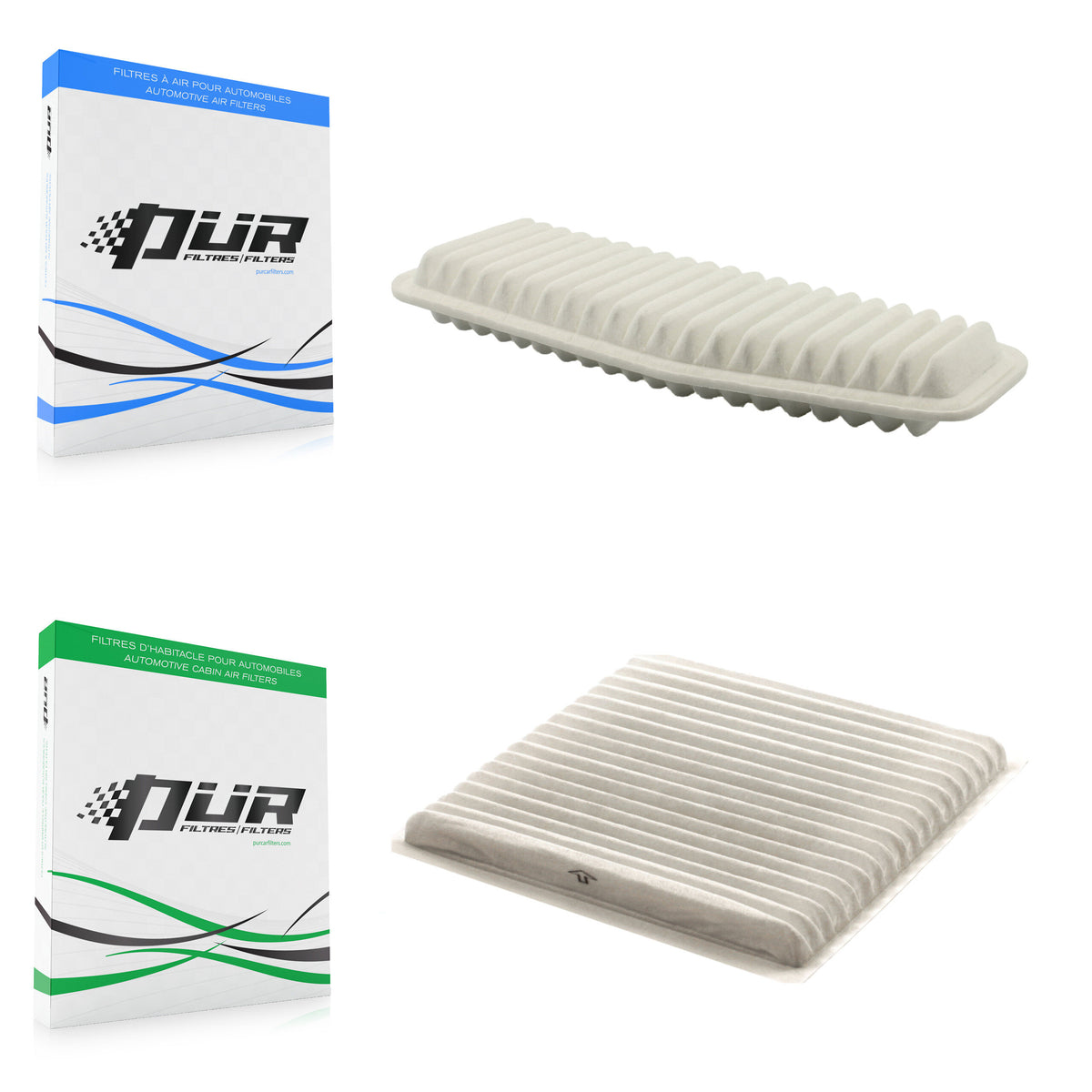 1x Air + 1x Cabin Filter (2 Total) Kit For 2001-2005 Toyota RAV4 KFL-100281