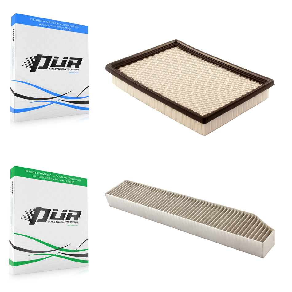 1x Air + 1x Cabin Filter (2 Total) Kit For Jeep Grand Cherokee KFL-100290