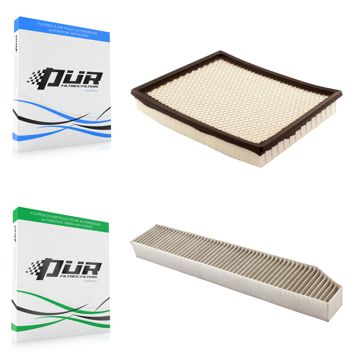 1x Air + 1x Cabin Filter (2 Total) Kit For Jeep Grand Cherokee KFL-100291