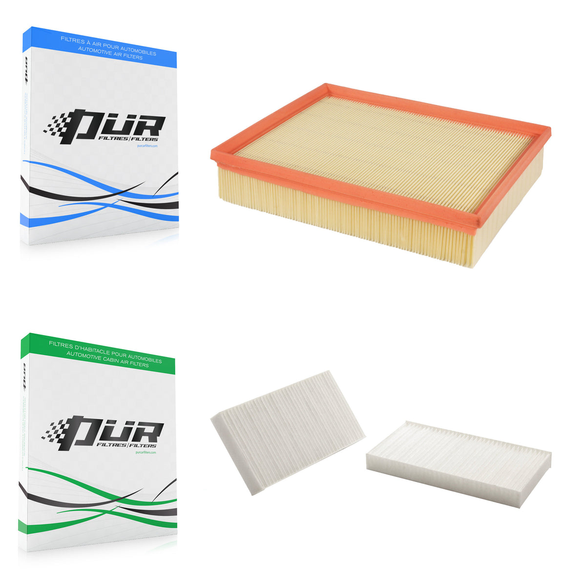 1x Air + 1x Cabin Filter (2 Total) Kit For Jeep Liberty Dodge Nitro KFL-100297