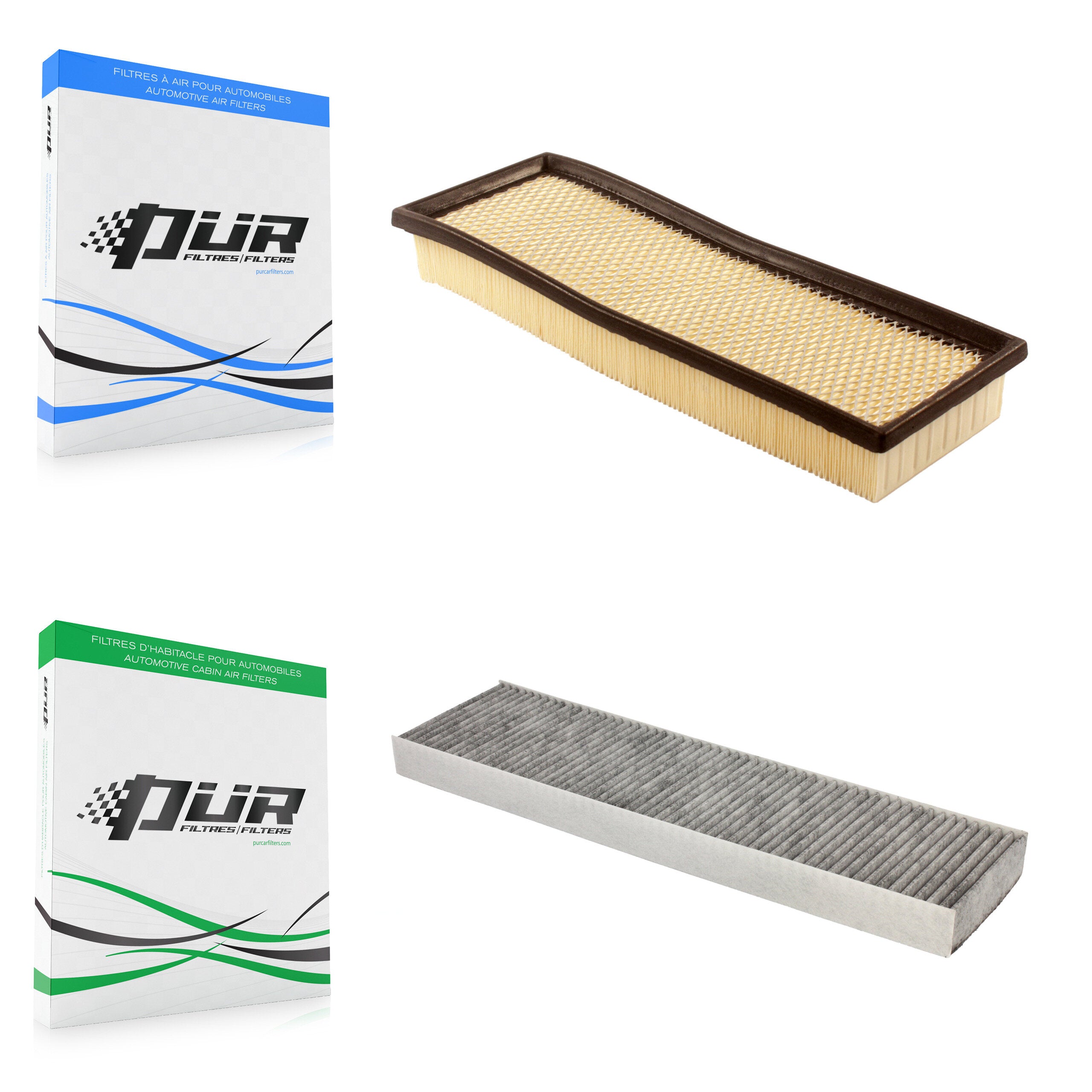 1x Air + 1x Cabin Filter (2 Total) Kit For Mini Cooper Countryman Paceman KFL-100318